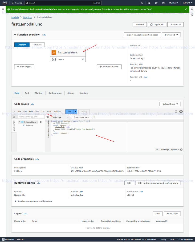 👨🏻_💻⚡ Serverless AWS Lambda NodeJS - A Best Guide to λ Lambda Function 🌩️📦 Amazon Web Services 🦾🛠️ - 6