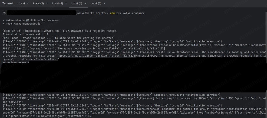 kafka-starter-19-kafka-consumer-run
